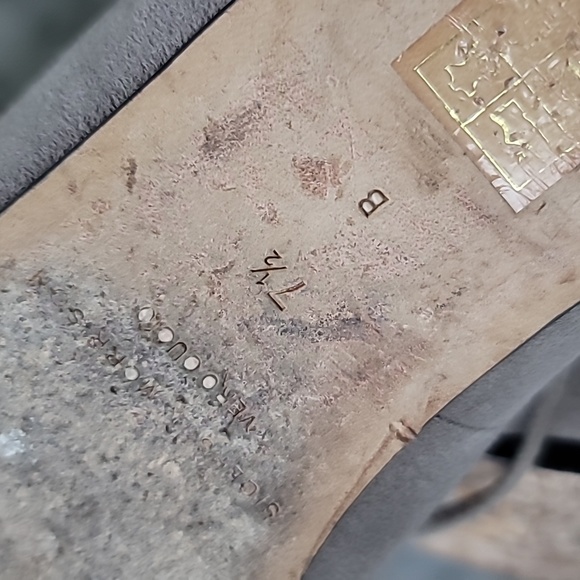 Sigerson Morrison Elise suede lace up flat 7 ½ - Picture 5 of 8